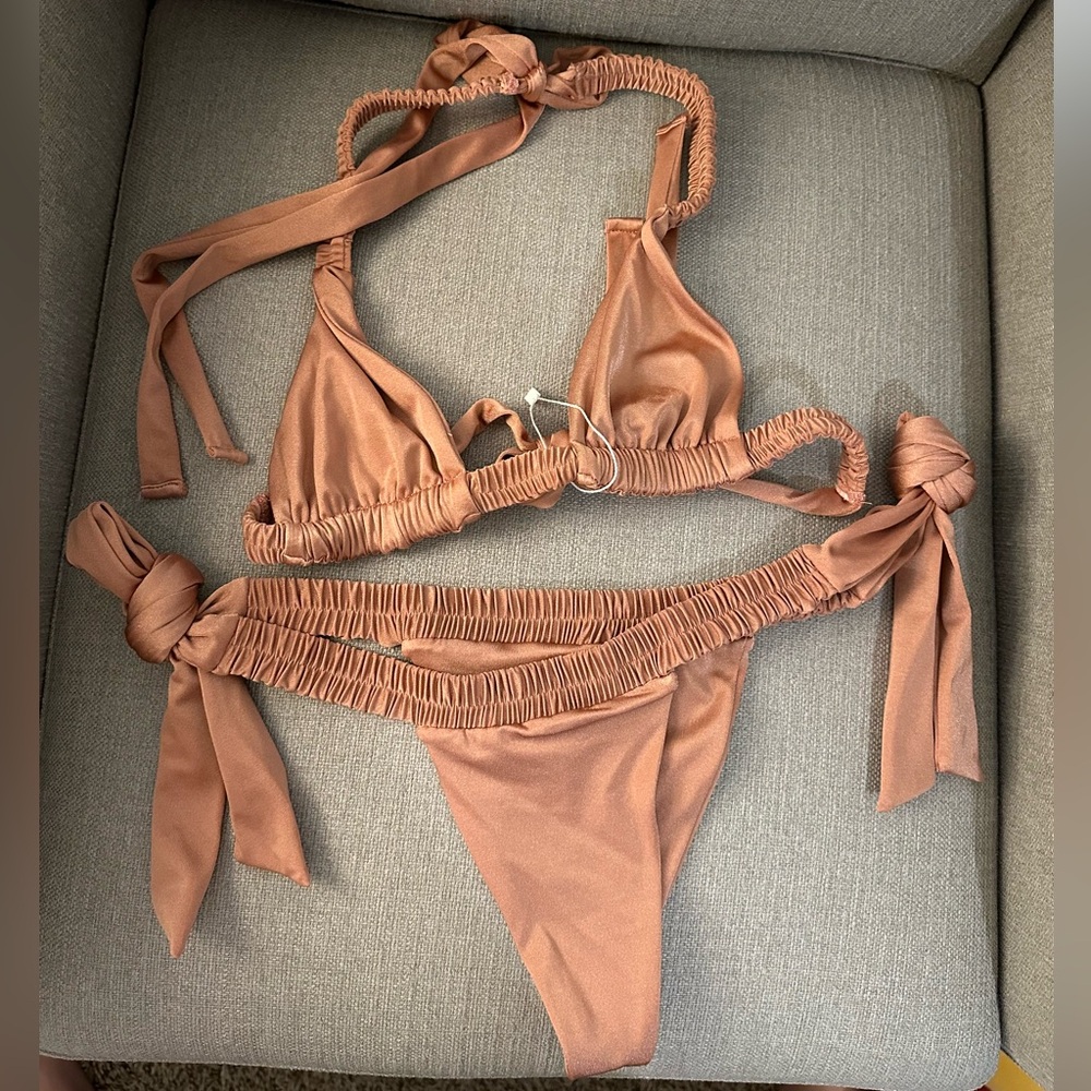 INAMORATA Amara bikini in Lait